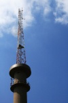 Upward View Of Communications Tower