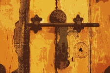Vintage Looking Door Lock