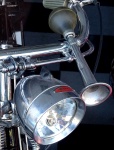 Vintage Motorcycle Light And Horn