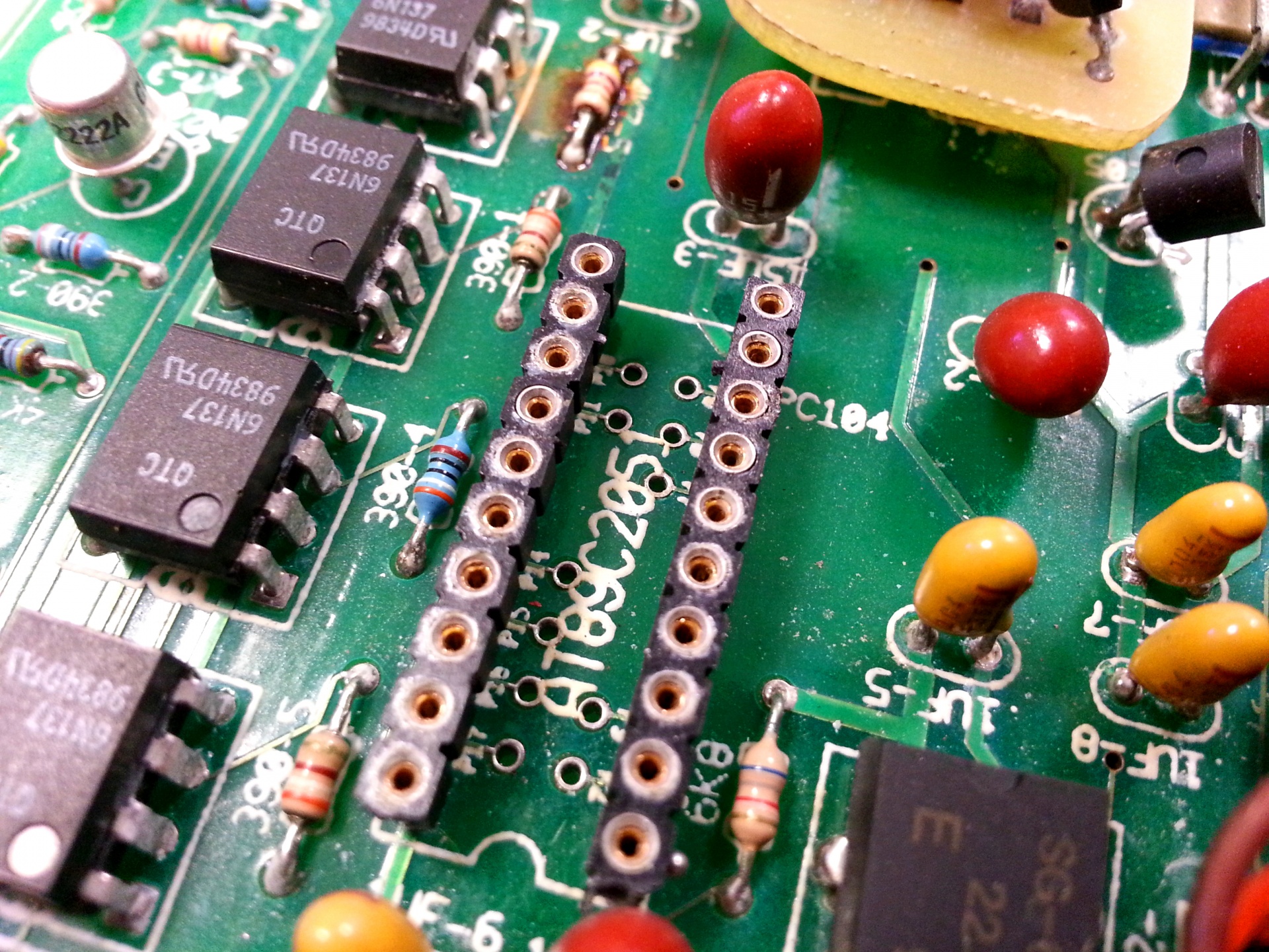 An old electronic board