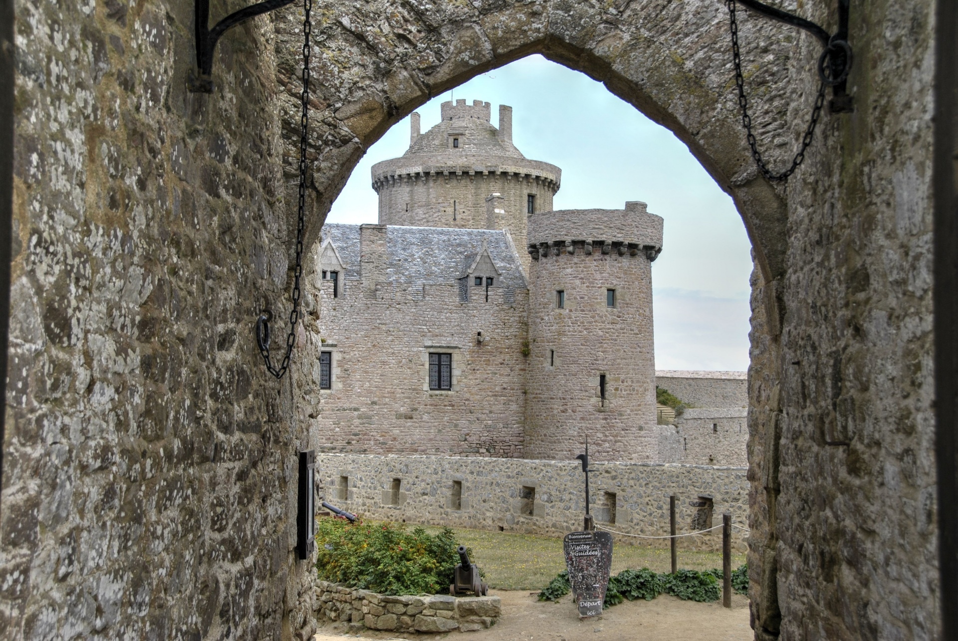 Fort La Latte near Saint Cast in Brittany