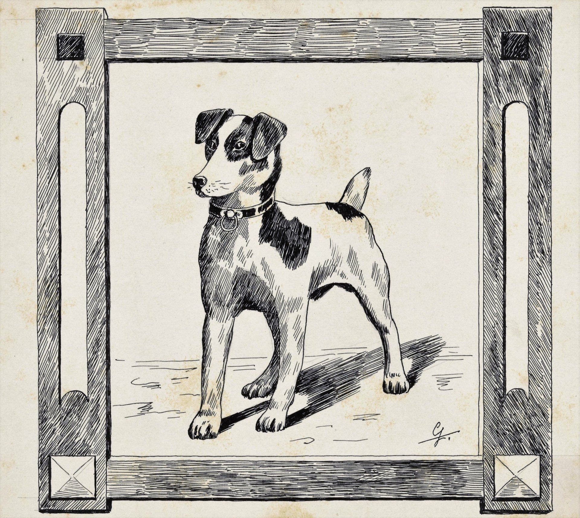 Jack Russell Terrier Johan Georg Gerstenhauer Zimmerman, 1868 - 1931 Public Domain