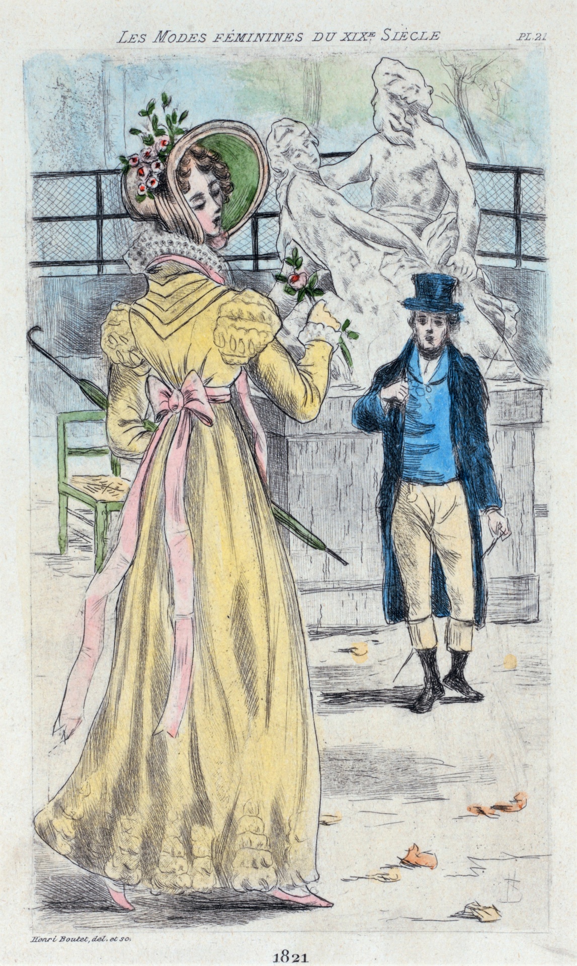 1821 Women's Fashion By Henri Boute