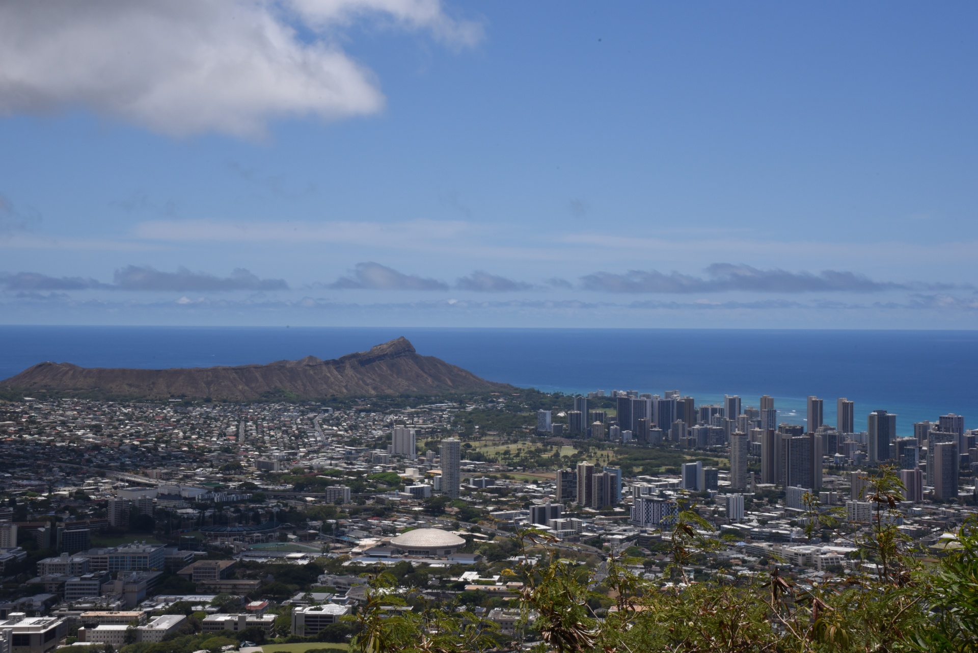Mountaintop View Of Honolulu