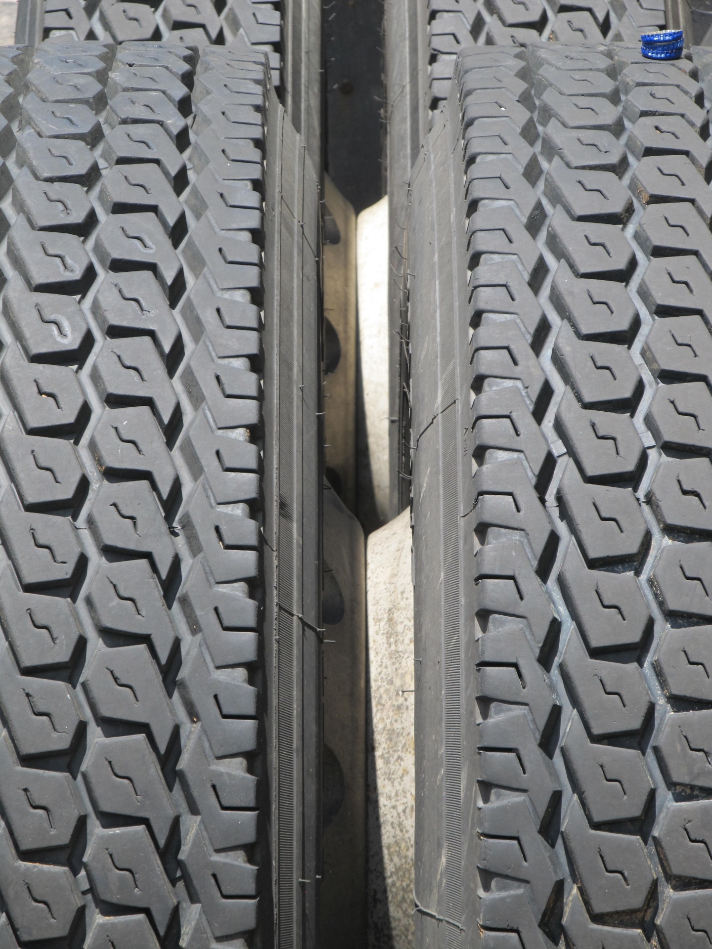 Close Up of Truck Tires