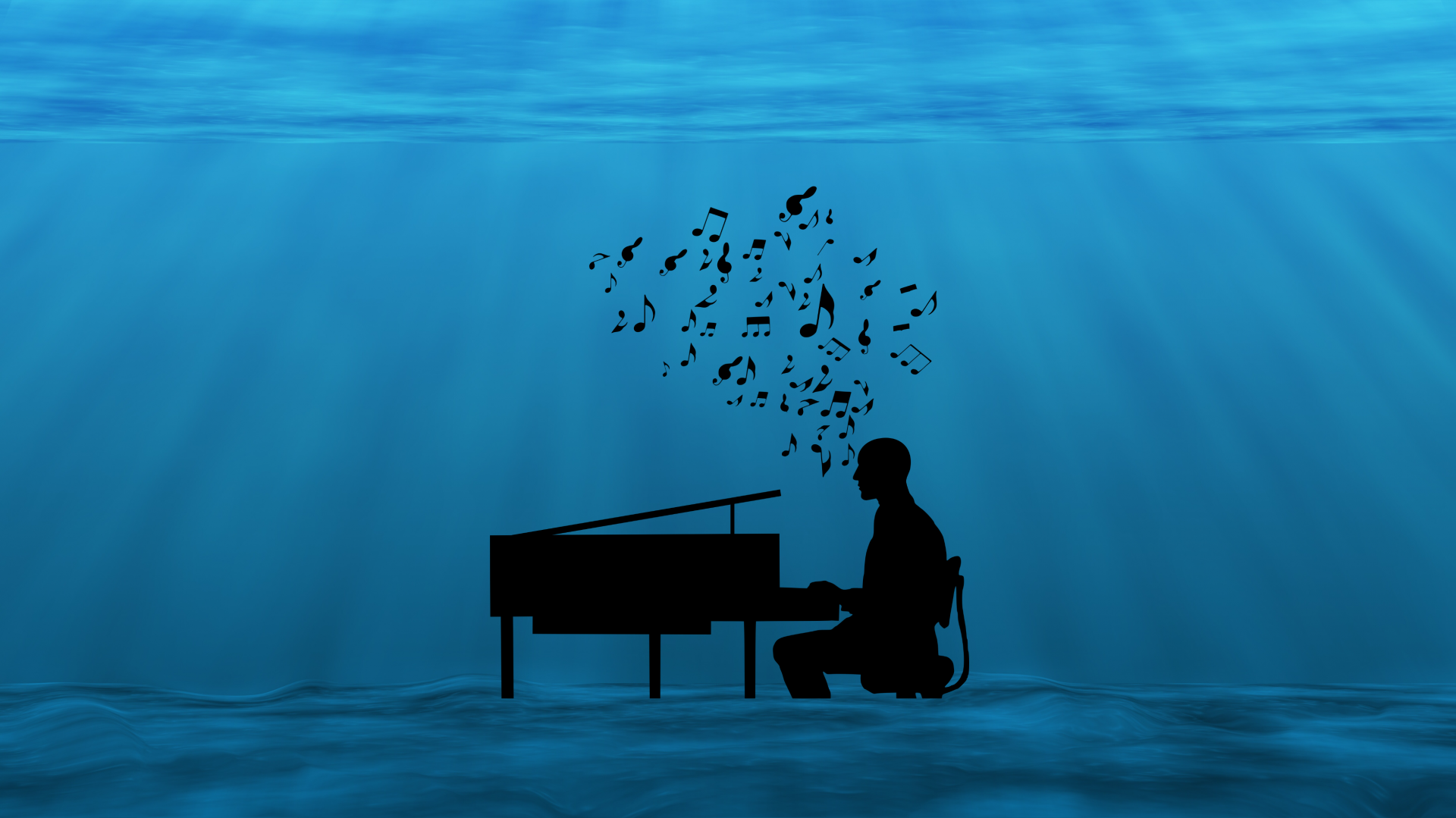 Underwater Piano Player