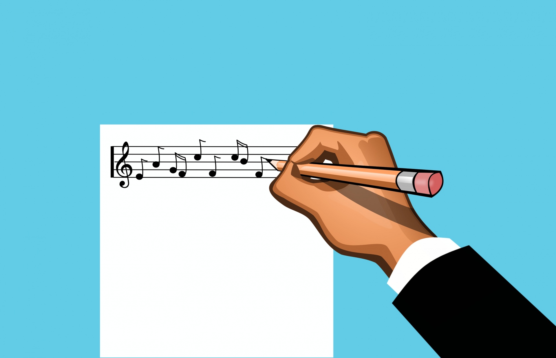 Writing Music Note