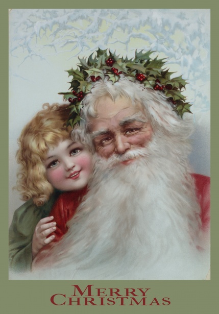 Remix di poster di Babbo Natale Immagine gratis - Public Domain Pictures