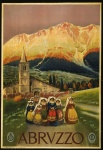 Abrvzzo, Italy Travel Poster