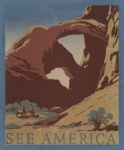 America Travel Poster