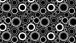 Black White Circle Pattern