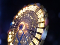 Carnival Ferris Wheel Spinning