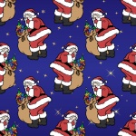 Christmas Santa Wallpaper Pattern