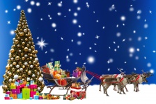 Christmas Scene Background