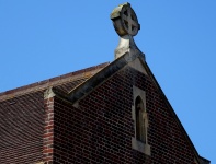 Church Building Cross And Window