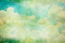 Clouds Vintage Painting