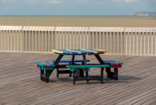 Colorful Picnic Table