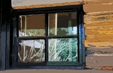Cutout Image Of Window With Frame