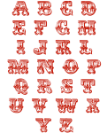 Decorative Vintage Alphabet 1