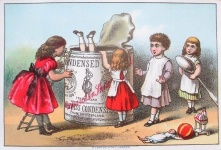 Doll Children Playing Victorian