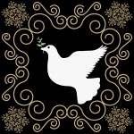 Dove Of Peace Christmas Design