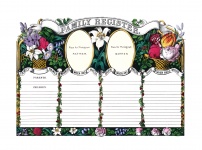 Family Register Floral