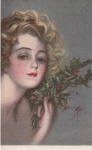 Girl With A Mistletoe Christmas