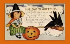 Halloween Vintage Card