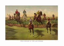 Horse Painting Vintage Print