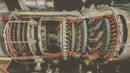 Inside Of A Jet Engine