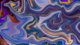Liquid Marble Background Blues