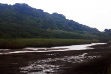 Low Water Level And Mud In Lagoon