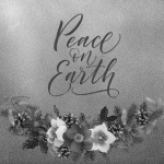 Peace On Earth Card For Holidays
