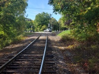 Railroad Tracks In Vermont