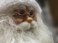 Santa Face Closeup