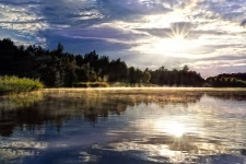 Lake Sunshine Reflection Nature