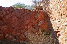 Split Rock Wall As Part Of A Fort