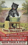 Thom's Castile Soap Black Cat 1907