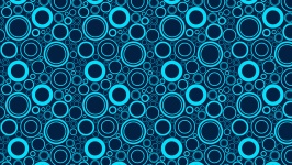 Vibrant Blue Circles