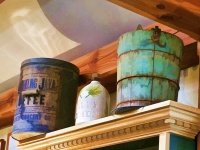 Vintage Canister And Bucket