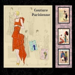 Vintage Fashion Paris Couture
