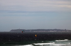 Wind Surfers On Durban Coast