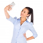 Woman Taking A Selfie