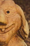 Wooden Dwarf Head