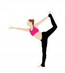 Yoga Woman Exercise Post