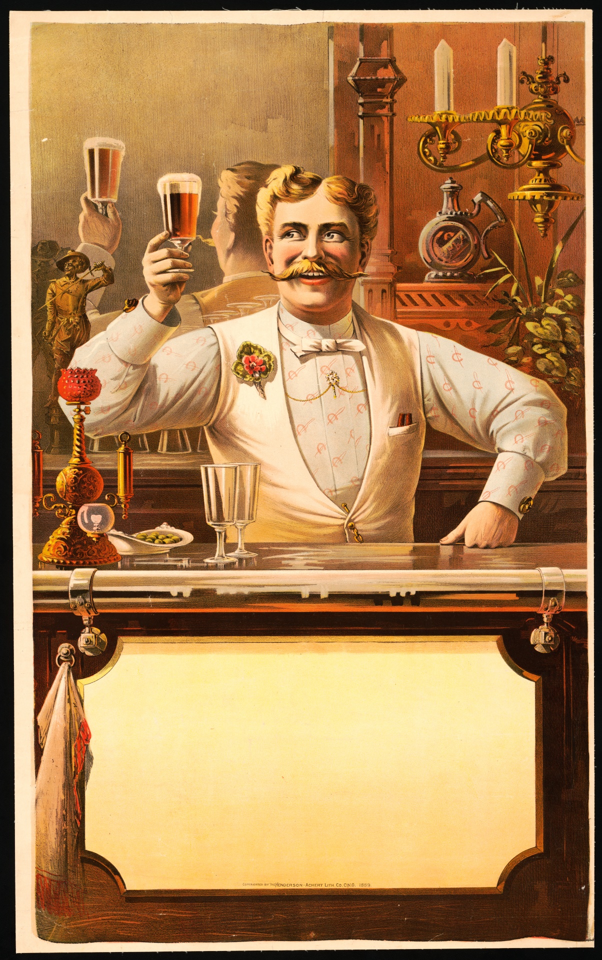 Bartender Vintage Poster