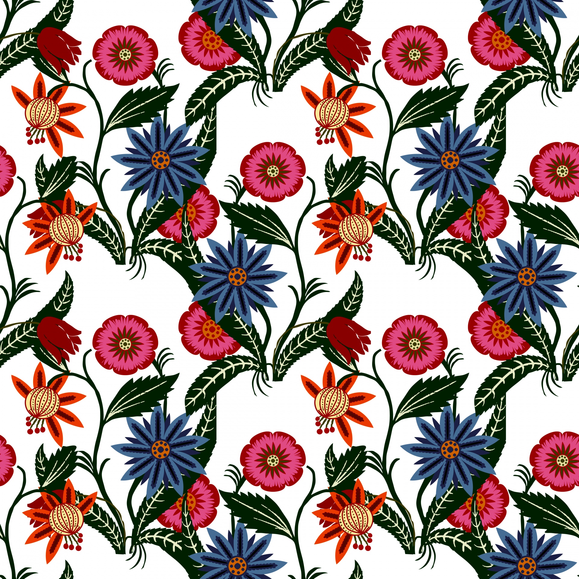Floral Wallpaper Pattern Background