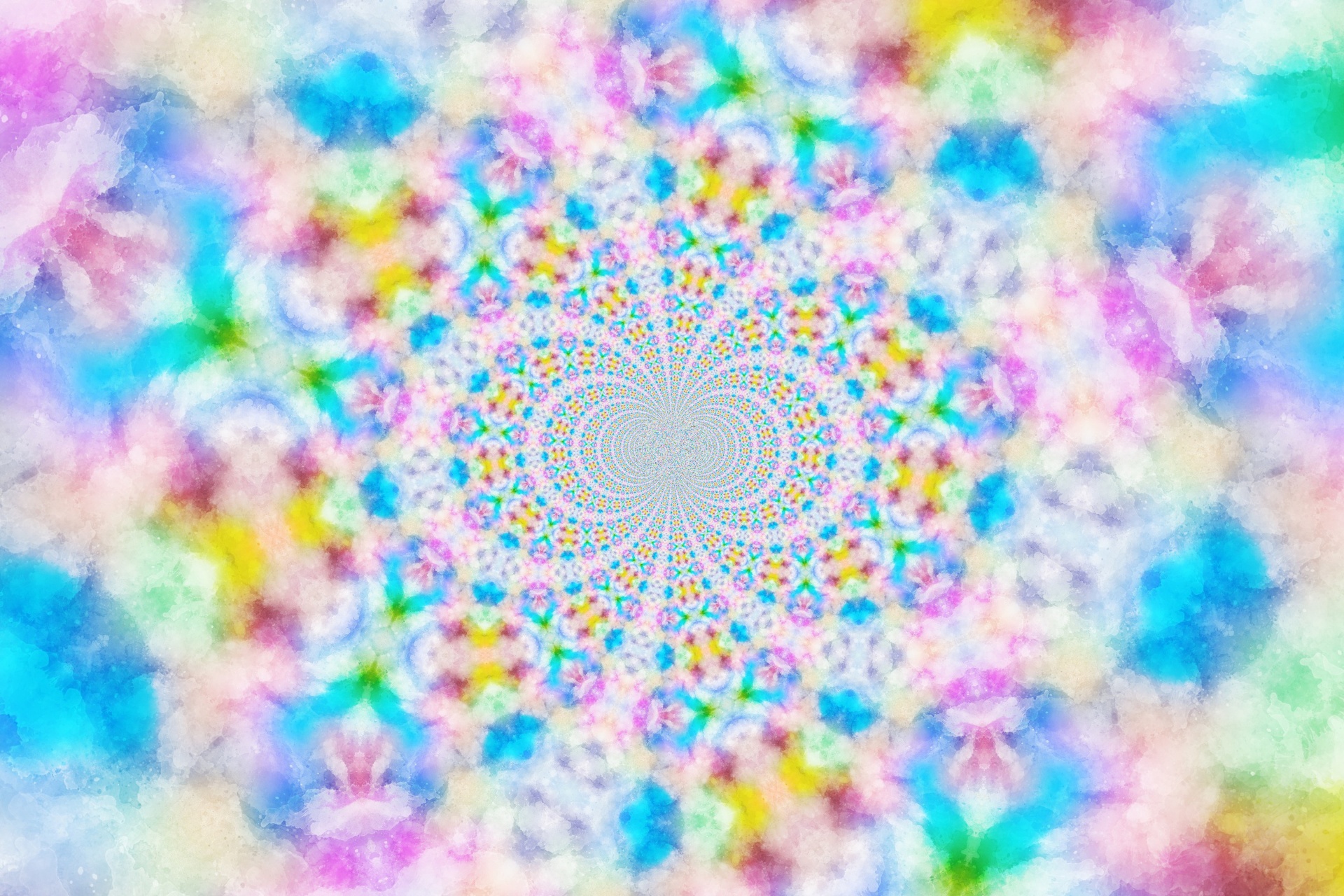 Fractal Kaleidoscope Abstract Colorful