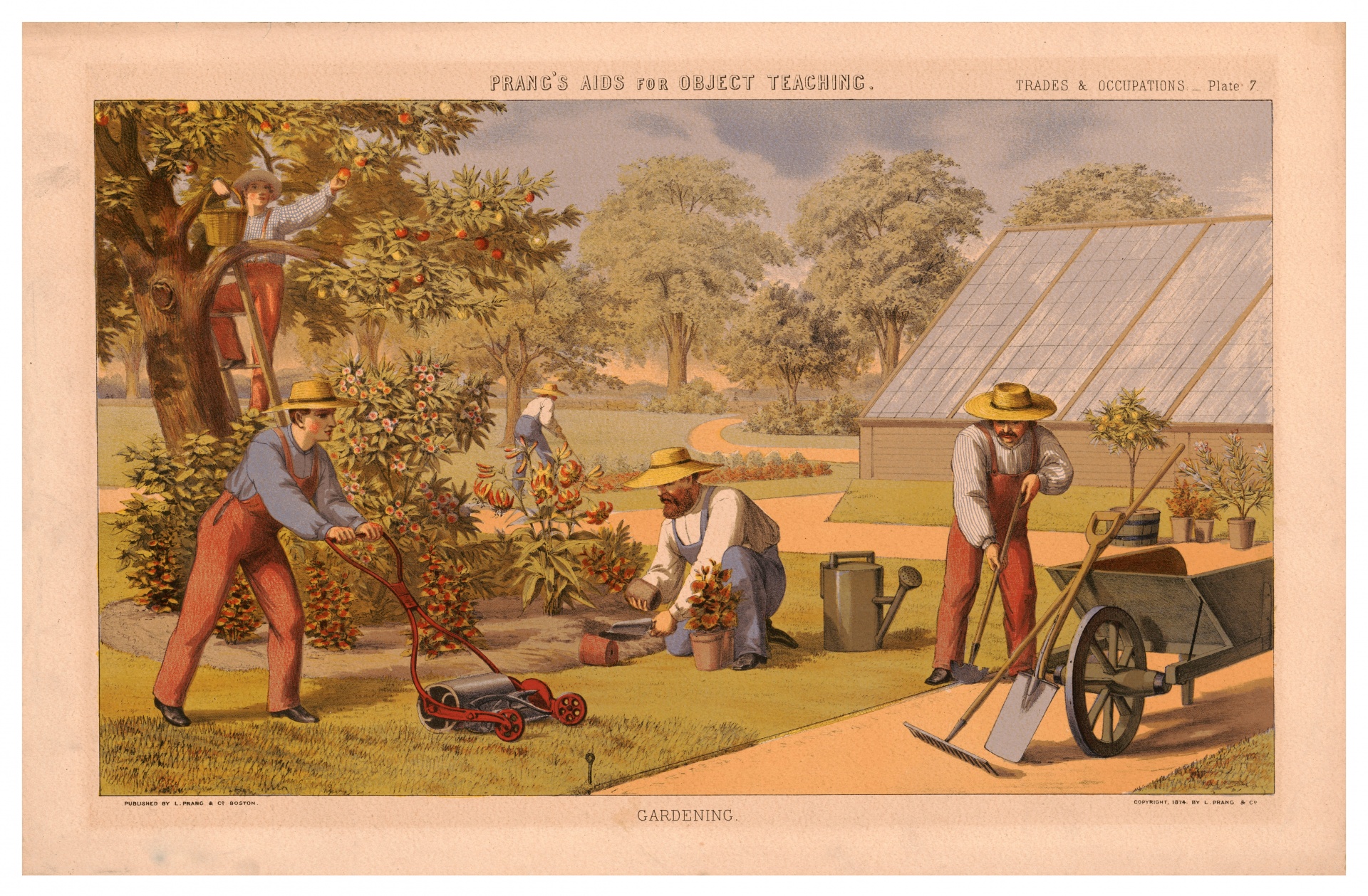 Gardening Vintage Poster