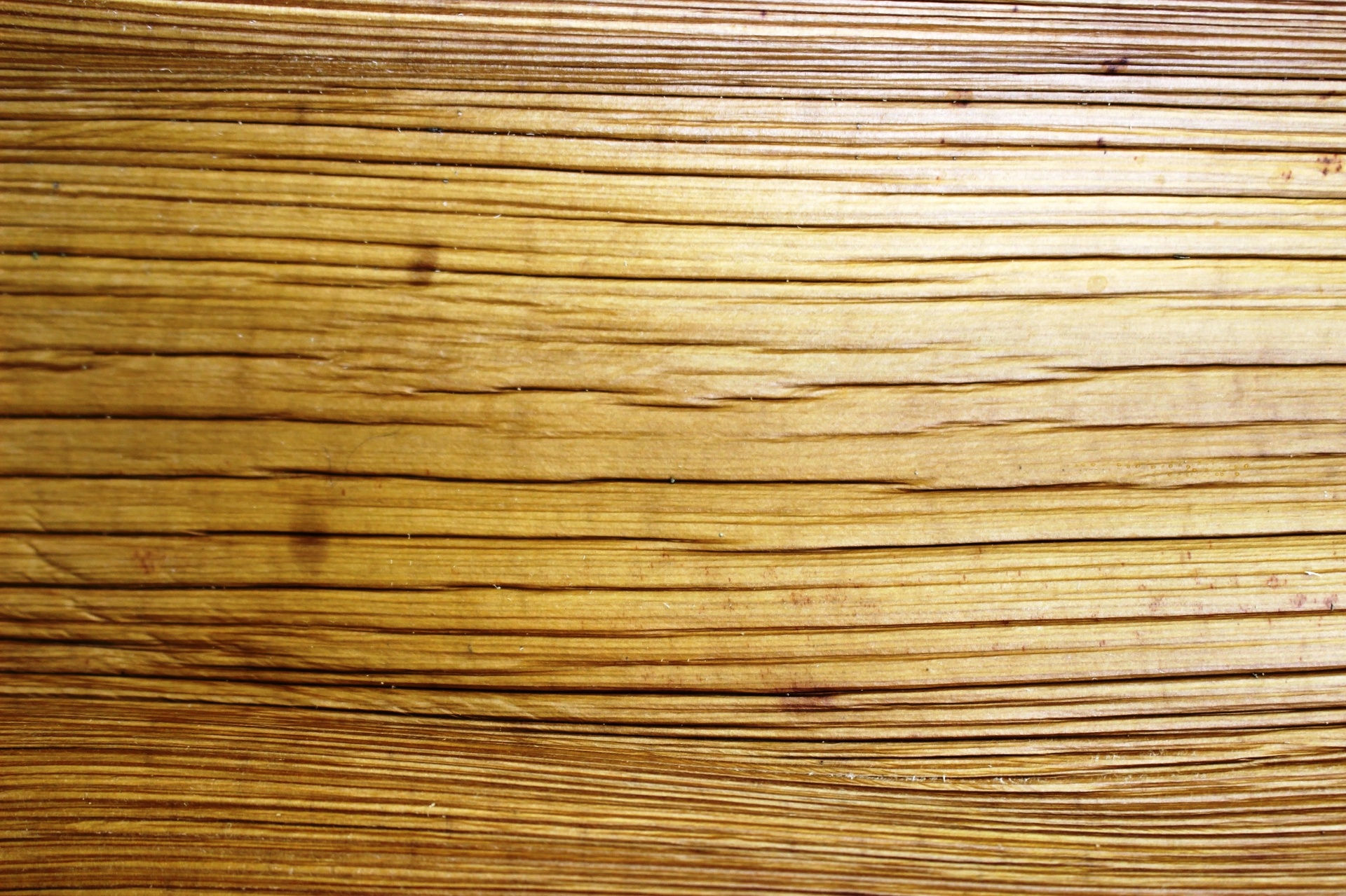 Golden Brown Wood Texture Background with Horizontal Grain Lines